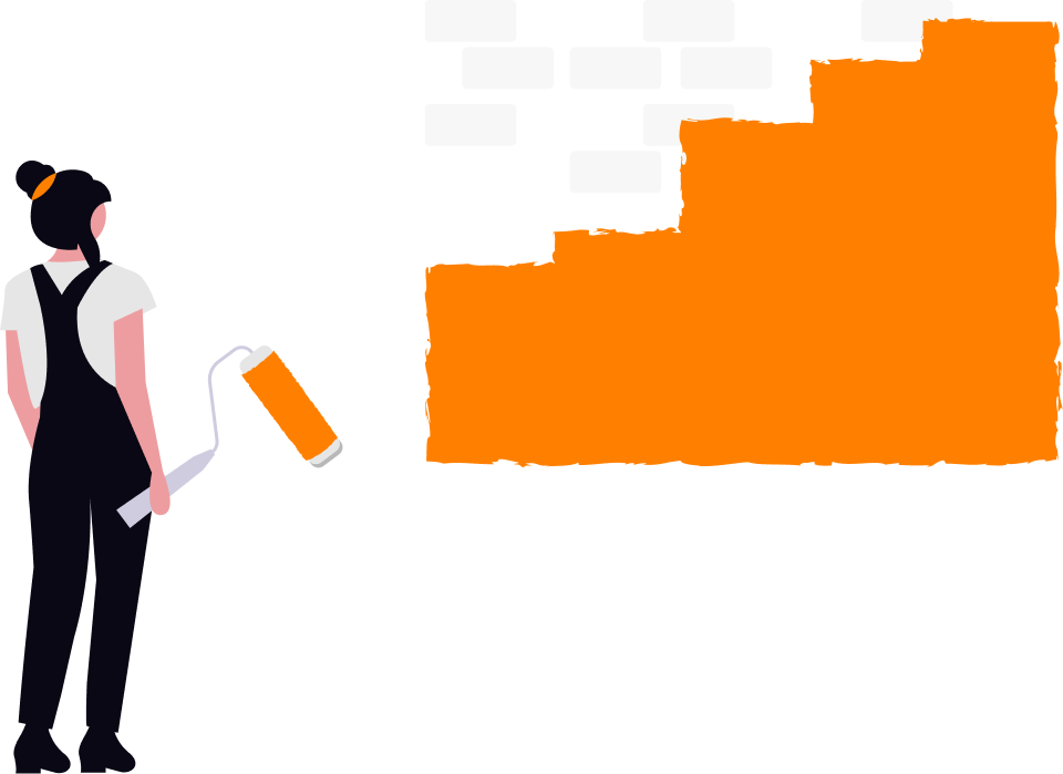 Painting the room with a positive trending chart